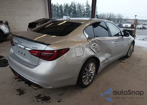 2019 Infiniti Q50 3.0T Luxe z USA, uszkodzony, nr VIN JN1EV7APXKM515744